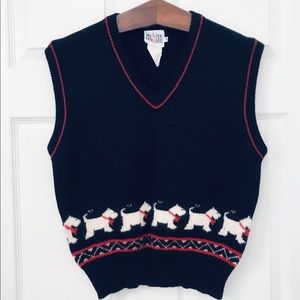 Vintage wool/angora sweater vest